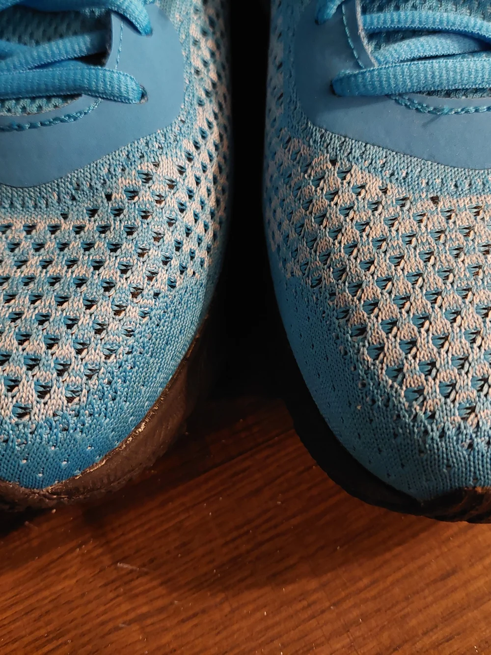Under Armour Mens Blue Mesh Running Shoes